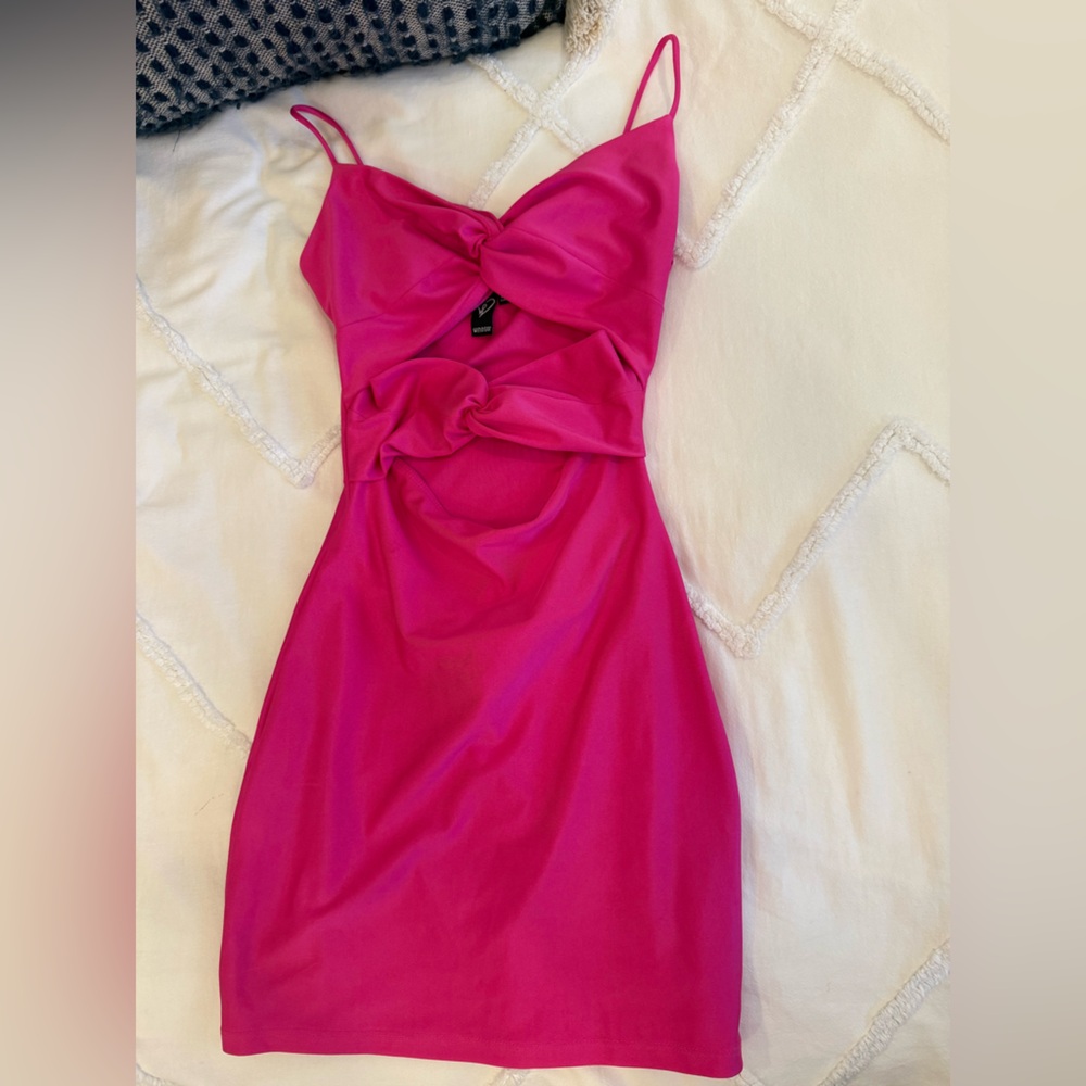 Windsor Fuchsia Mini Dress